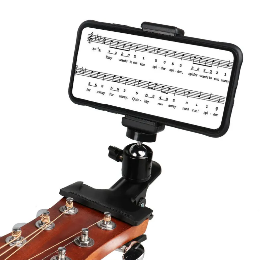 Clip-On Guitar Phone Holder