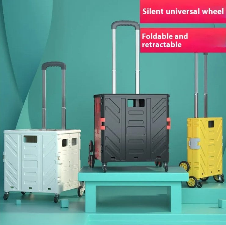 Foldable Rolling Shopping Cart