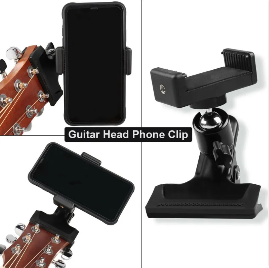 Clip-On Guitar Phone Holder